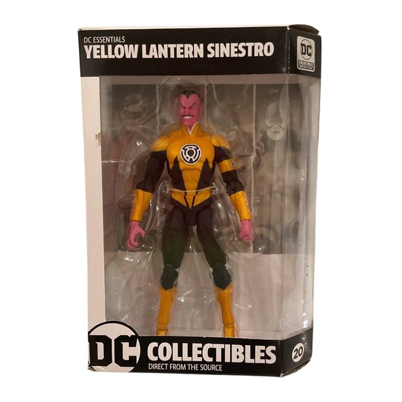 DC Collectibles Yellow Lantern Sinestro Action Figure 20 collectible figurine - Picture 1 of 7